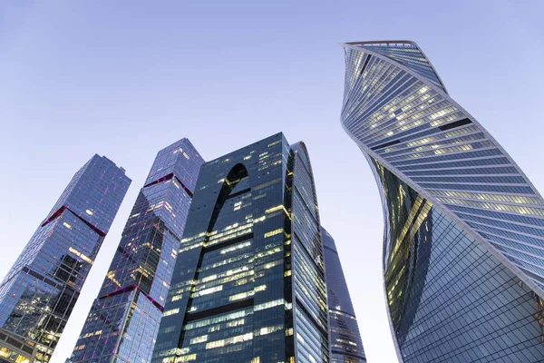 Rascacielos Del Centro Internacional Negocios Ciudad Moscú Rusia — Foto de Stock