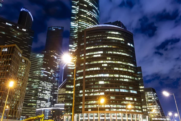 俄罗斯莫斯科2017年8月15日 俄罗斯莫斯科国际商务中心 摩天大楼 — 图库照片