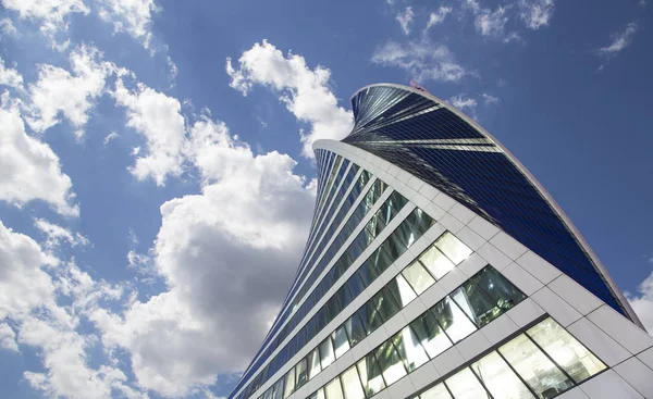 Moskova, Rusya 15 Ağustos 2017: Uluslararası İş Merkezi Gökdelenleri (City), Moskova, Rusya  