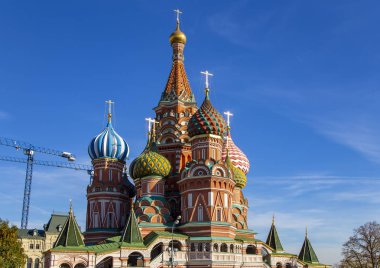 Saint Basil Katedrali (Tapınak, fesleğen mübarek), Kızıl Meydan, Moskova, Rusya Federasyonu   