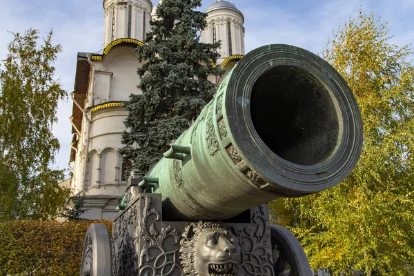 Canhão Czar Dentro Moscou Kremlin Rússia Dia — Fotografia de Stock