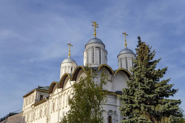 Patriarcha Pałac Kościół Dwunastu Apostołów Placu Katedralnym Kreml Moskwa — Zdjęcie stockowe