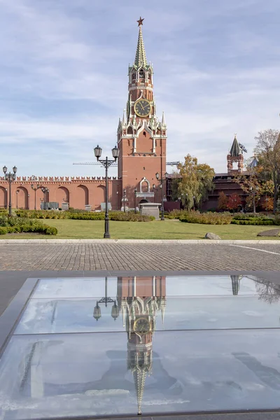 Tour Spasskaya Moscou Kremlin Russie Jour — Photo