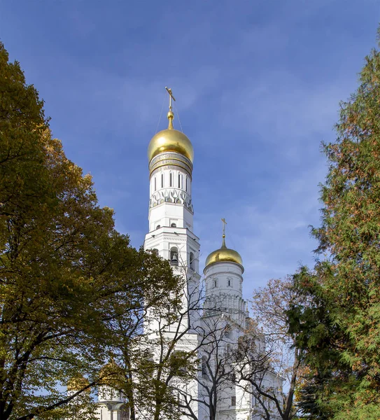 Iván Gran Campanario Kolokolnya Ivana Velikogo Dentro Del Kremlin Moscú — Foto de Stock