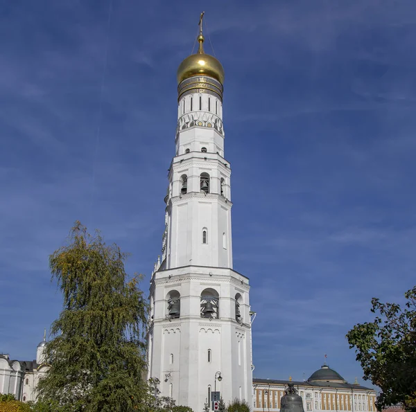 Ivan Wielkiej Dzwonnicy Kolokolnya Ivana Velikogo Wewnątrz Moskwie Kremlin Dzień — Zdjęcie stockowe