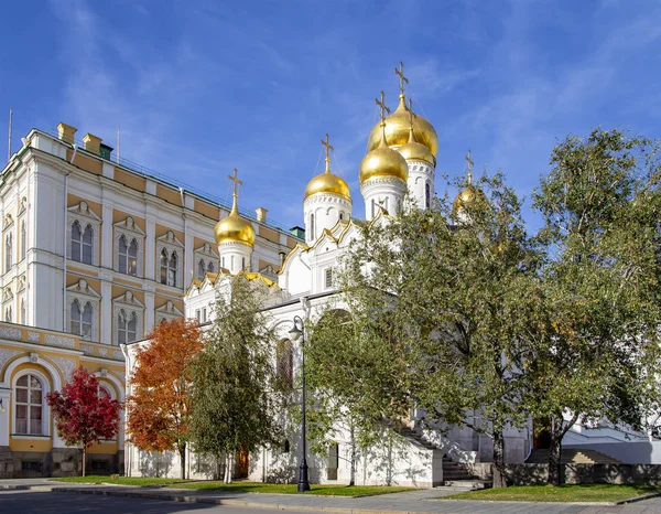 Ansicht Der Verkündigungskathedrale Inneren Des Moskauer Kreml Russland Tag — Stockfoto