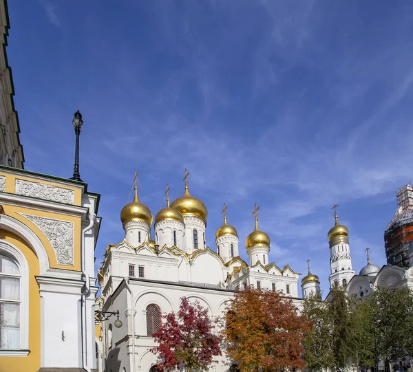 Ansicht Der Verkündigungskathedrale Inneren Des Moskauer Kreml Russland Tag — Stockfoto