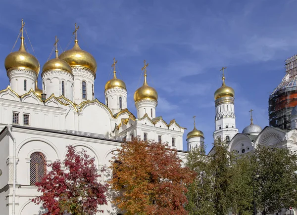 Vista Catedral Anunciación Dentro Del Kremlin Moscú Rusia Día — Foto de Stock