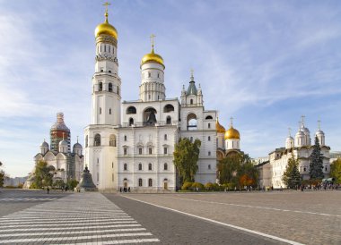 Ivan büyük çan kulesi (Kolokolnya Ivana Velikogo). Moskova Kremlin, Rusya (gün içinde). 