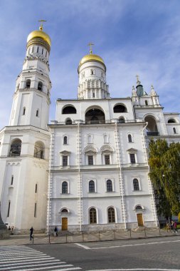 Ivan büyük çan kulesi (Kolokolnya Ivana Velikogo). Moskova Kremlin, Rusya (gün içinde). 