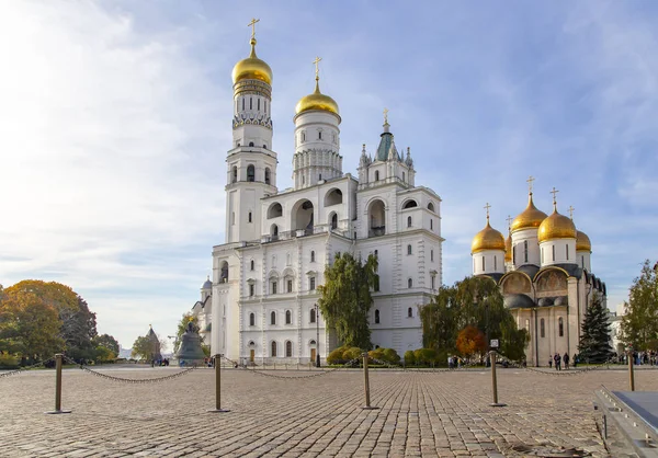 Ivan Great Bell Tower Kolokolnya Ivana Velikogo Dentro Moscou Kremlin — Fotografia de Stock