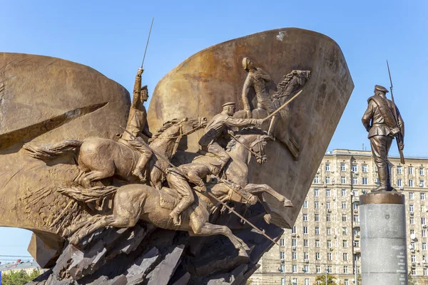 Moskau Russland September 2014 Denkmal Für Die Helden Des Ersten — Stockfoto