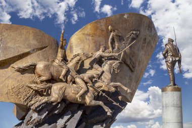 Moskova, Rusya Eylül 16, 2014: Poklonnaya Hill Zafer Parkı'nda kahramanlar Birinci Dünya Savaşı Anıtı, Moskova, Rusya  