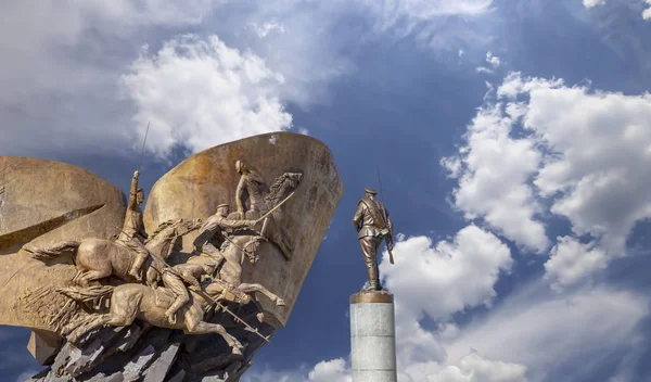 Moskau Russland September 2014 Denkmal Für Die Helden Des Ersten — Stockfoto