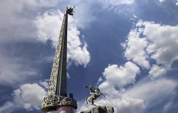 Moscú Rusia Septiembre 2014 Monumento Guerra Parque Victoria Poklonnaya Hill — Foto de Stock