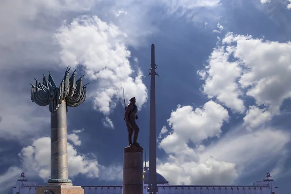 Moscow Russia September 2014 War Memorial Victory Park Poklonnaya Hill — Stock Photo, Image