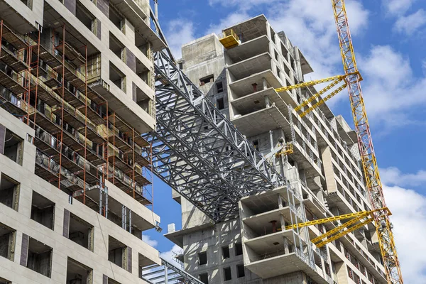 Blick Auf Die Baustelle Industrieimage Moskau Russland — Stockfoto