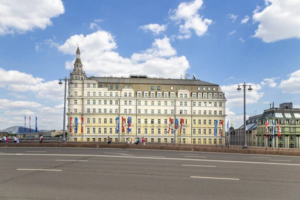 Moskva Ryssland Juni 2018 Baltschug Kempinski Hotel Balchug Street Moskva — Stockfoto