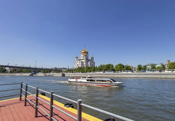 Μόσχα Ρωσία Μαΐου 2018 Θέα Στον Ποταμό Μόσβα Και Τον — Φωτογραφία Αρχείου