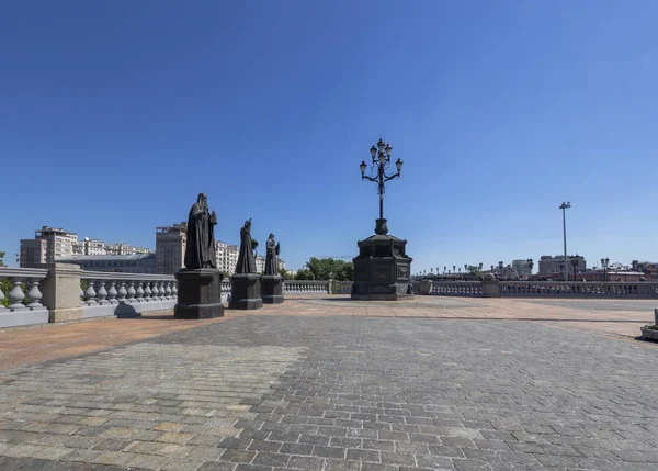 Moskou Rusland Mei 2018 Monumenten Van Het Sculpturale Complex Patriarchs — Stockfoto