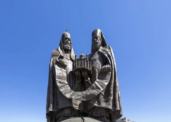 Moscow Russia May 2018 Monument Reunion Cathedral Christ Savior Moscow — Stock Photo, Image