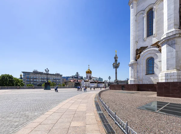 Moscow Ryssland Maj 2018 Beskåda Kristus Frälsarens Domkyrka Dag Moscow — Stockfoto