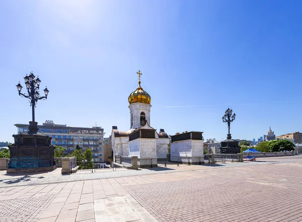 View Christ Savior Cathedral Day Moscow Russia — Stock Photo, Image