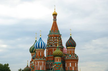 Tapınak fesleğen mübarek, Moskova, Rusya, Kızıl Meydan