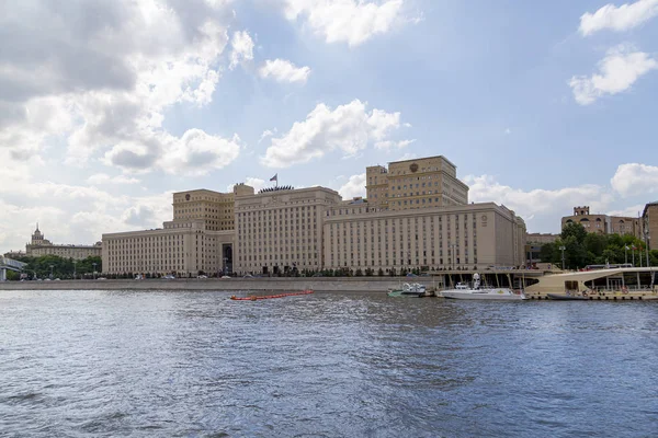 Μόσχα Ρωσία Μάιος 2018 Κεντρικό Κτίριο Του Υπουργείου Αμύνης Της — Φωτογραφία Αρχείου