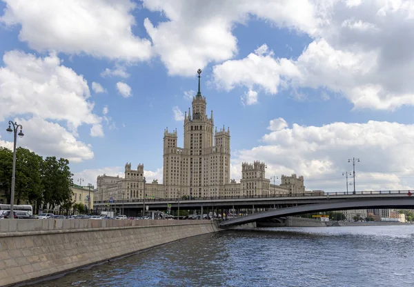 Kotelnicheskaya Embankment Building Moscow Russia One Seven Stalinist Skyscrapers Laid — Stock Photo, Image