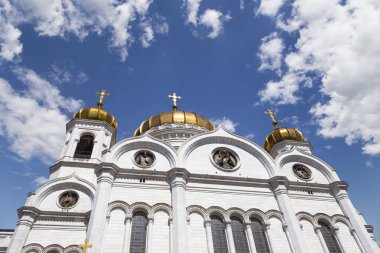 Kurtarıcı İsa Katedrali'nin görünümü (gün), Moskova, Rusya