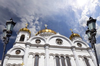 Kurtarıcı İsa Katedrali'nin görünümü (gün), Moskova, Rusya