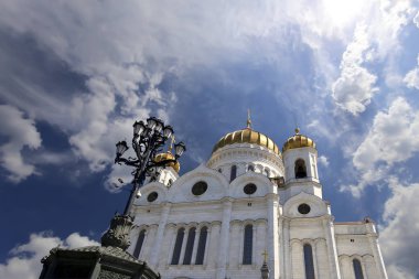 Kurtarıcı İsa Katedrali'nin görünümü (gün), Moskova, Rusya