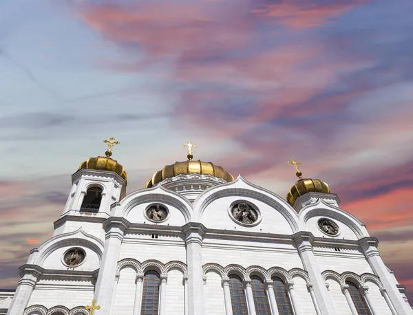 Blick Auf Die Christus Erlöser Kathedrale Tag Moskau Russland — Stockfoto