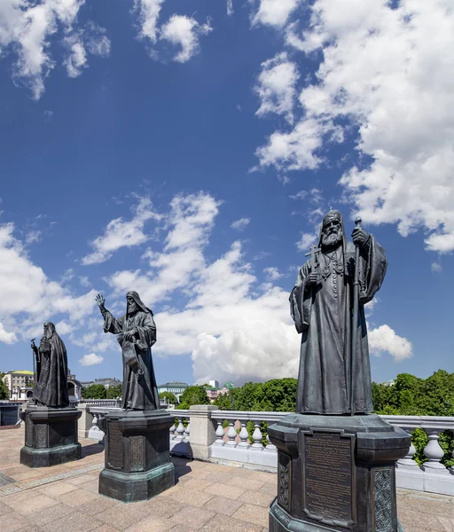 Moscow Rússia Maio 2018 Monumentos Complexo Escultórico Patriarcas Moscou Toda — Fotografia de Stock