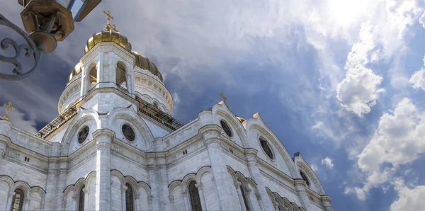 View Christ Savior Cathedral Day Moscow Russia — Stock Photo, Image