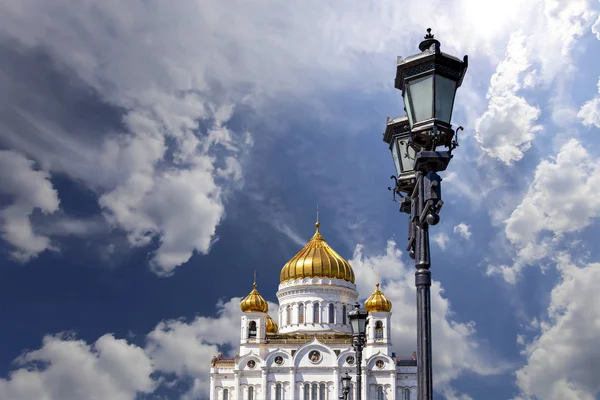 Pohled Krista Spasitele Den Moskva Rusko — Stock fotografie
