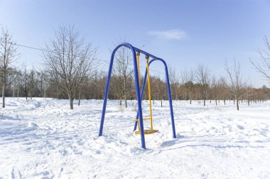 Bahçesi karlı kışlar, moscow, Rusya Federasyonu