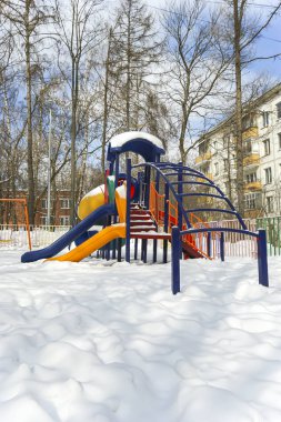 Bahçesi karlı kışlar, moscow, Rusya Federasyonu