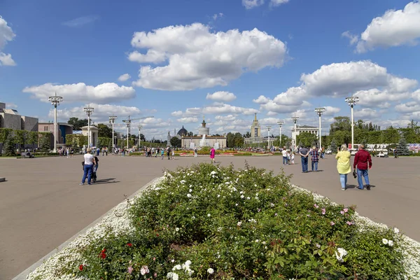 Moscú Rusia Agosto 2019 Lugares Interés Territorio Vdnkh Centro Exposiciones — Foto de Stock