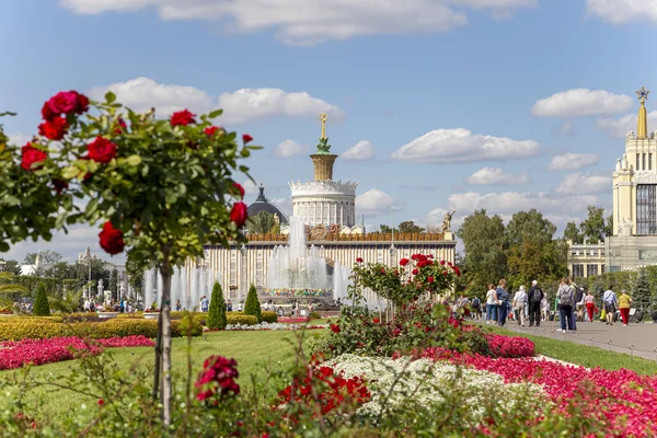 Moskau Russland August 2019 Pavillon Agriculture Vdnkh Allrussisches Ausstellungszentrum Auch — Stockfoto