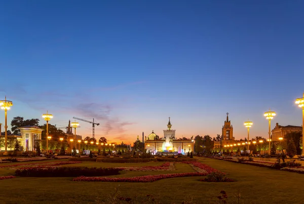 Zabytki Terytorium Vdnkh All Rosja Exhibition Centre Zwany Także All — Zdjęcie stockowe