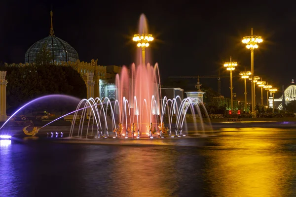 Vdnkh 全ロシア展示センター モスクワ ロシアの国 1951年 Topuridze Konstantinovsky の建築家による噴水のプロジェクト 友情の泉します — ストック写真