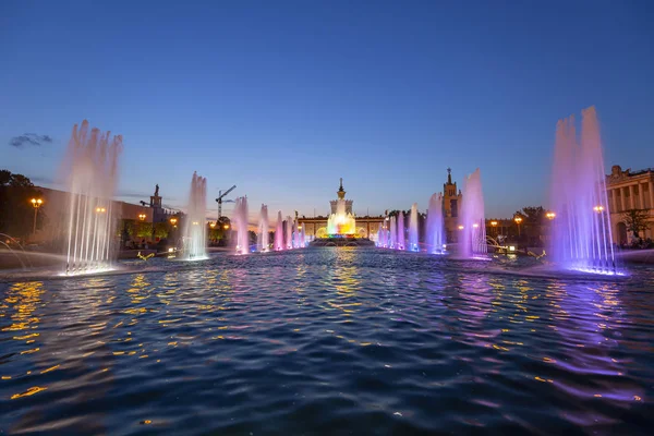 Fontein Stenen Bloem Vdnkh Moskou Vdnkh Zogenaamde Ook Russische Exhibition — Stockfoto