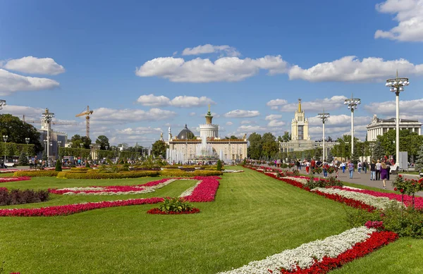 Moscú Rusia Agosto 2019 Lugares Interés Territorio Vdnkh Centro Exposiciones — Foto de Stock