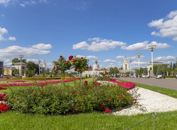Moskwa Rosja Sierpnia 2019 Zabytki Terytorium Vdnkh All Rosja Exhibition — Zdjęcie stockowe