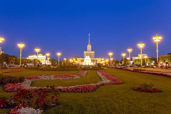 Moscow Russia August 2019 Landmarks Territory Vdnkh All Russia Exhibition — Stock Photo, Image