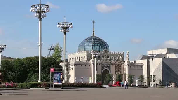 Moscú Rusia Agosto 2019 Lugares Interés Territorio Vdnkh Centro Exposiciones — Vídeos de Stock