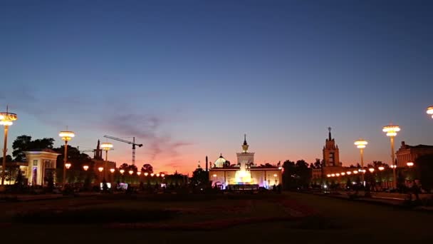 Moszkva Oroszország 2019 Augusztus Látványosságok Vdnkh All Russia Exhibition Centre — Stock videók