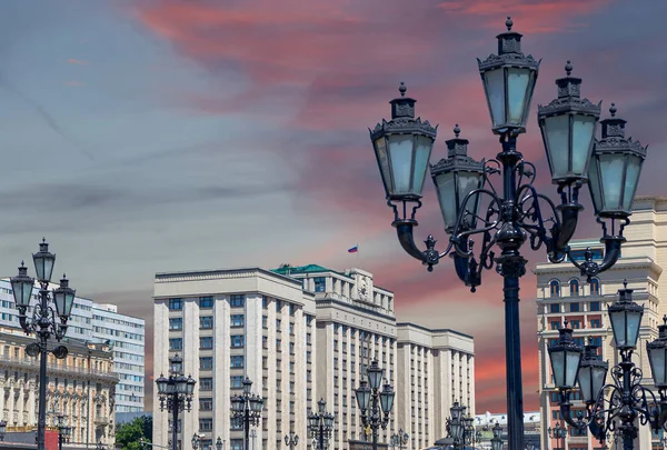 Building State Duma Federal Assembly Russian Federation Beautiful Sky Cloud — Stock Fotó